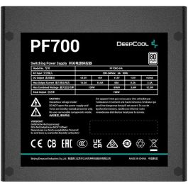 Deepcool PF700 Fuente de Alimentación 700W 80 PLUS White ATX No Modular