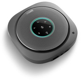 Snom C300 Speakerphone USB Bluetooth Manos Libres Gris 3W - Teléfono con 6 Micrófonos y Batería 5200mAh