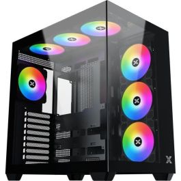 Caja para PC - XIGMATEK - Aqua V AIR - Cube - ATX - Vidrio templado - ARGB - Negro Precio: 128.49999987. SKU: B17VPWH7T7