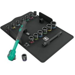 Wera 05005530001 Juego de carraca 8100 SB 12 Zyklop Comfort, 3/8", métrico, 15 piezas, con funda de transporte Precio: 164.58999953. SKU: B1EPF2A9T2