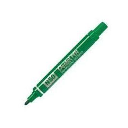 Pentel Pen N50-Be Marcador Permanente Cuerpo Aluminio Verde Y Punta Media Conica -12U- Precio: 16.89000038. SKU: S8414984