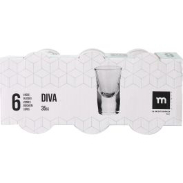 Set de 6 chupitos Diva 35 cc - La Mediterranea (12 Cajas) Set de 6 chupitos Diva 35 cc - La Mediterranea (12 Cajas)