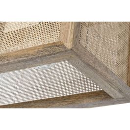 DKD Home Decor Lámpara Techo Tropical Marrón Negro 27 x 27 x 100 cm