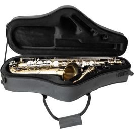 GATOR Softcase para Saxofón Tenor - Funda Blanda de Nailon y Microfibra con Formato de Instrumento