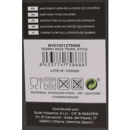 Termo Inox 750 ml Style Thermosport (8 Unidades) Termo Inox 750 ml Style Thermosport (8 Unidades)