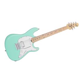 Sterling Cutlass Ss30 Hs Guitarra Eléctrica Escala Corta 24" con Pastillas HS y Trémolo Vintage - Mint Green