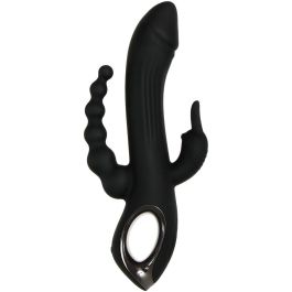 Consolador de Doble Penetración Evolved Trifecta Negro Consolador de Doble Penetración Evolved Trifecta Negro