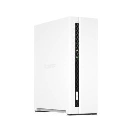 Qnap TS-133 NAS para Nube Privada y Centro Multimedia, 1 Bahía (3.5"/2.5"), 2GB RAM, Procesador Quad-Core 1.8GHz, IA