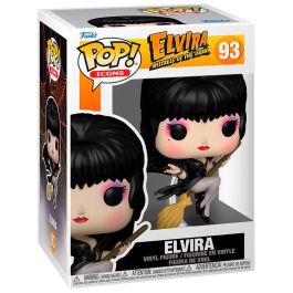 Funko Figura POP Elvira Mistress of the Dark Elvira Vinilo 9cm Caja Regalo