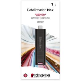 Kingston DTMAX/1TB Pendrive DataTraveler Max 1TB USB Tipo-C USB 3.2 Gen 2 | Velocidad 1000/900 MB/s | Diseño Deslizante