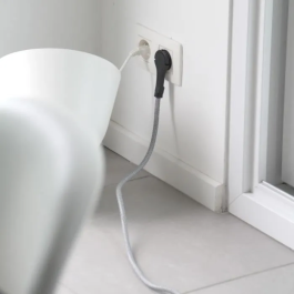 Chacon Extensor textil 5m 3x1.5mm2 cable textil negro / blanco con enchufe plano Precio: 23.94999948. SKU: B1K5YC2YMC