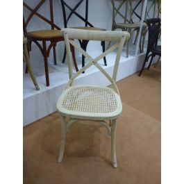 DKD Home Decor Silla Alpino Crossback Olmo y Ratan Natural, Hecha a Mano, Altura 88 cm, para Comedor, Set 2 Unidades DKD Home Decor Silla Alpino Crossback Olmo y Ratan Natural, Hecha a Mano, Altura 88 cm, para Comedor, Set 2 Unidades