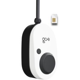 go-eCharger Gemini 2.0 22 kW (32A 3-phasig) Cargador Eléctrico para Vehículos, Negro/Blanco, sin Cable, 4G/LTE