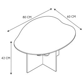 Mesa Auxiliar Calypso Home Deco Factory
