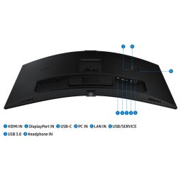 Samsung LS34C652VAUXEN Monitor 34" UltraWide QHD 100Hz 5ms VA Negro USB-C