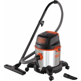 BLACK+DECKER Aspiradora con depósito BXVC-20-XE (51684) - Potente para sólidos y líquidos, función soplado, acero inoxidable Precio: 154.7900002. SKU: B1JRMMC45Y