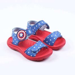 Cerdá Sandalias Calzado Infantil Verano Playa Marvel Los Vengadores Capitán América Superhéroe Estampado Azul Talla 25 t025