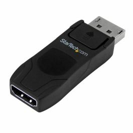 Adaptador DisplayPort a HDMI Startech DP2HD4KADAP 4K Ultra HD Negro Blanco Cian Adaptador DisplayPort a HDMI Startech DP2HD4KADAP 4K Ultra HD Negro Blanco Cian