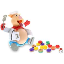 Goliath Cuisto Dingo - Juego de mesa infantil, para 2-4 jugadores, a partir de 4 años. ¡Cuidado con el cocinero glotón y su cinturón!