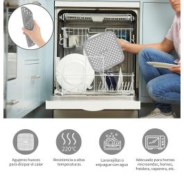 Base de silicona cuadrada para Air Fryer 18.5 cm Quttin - Inde (24 Unidades) Base de silicona cuadrada para Air Fryer 18.5 cm Quttin - Inde (24 Unidades)