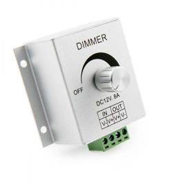 Dimmer Tira LED 12VDC 96W Control Manual Intensidad Lumínica