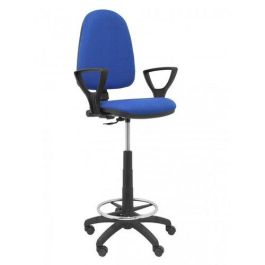 Taburete Piqueras Y Crespo Ayna Brazos Fijos Ergonomico Mecanismo De Contacto Permanente Regulable En Altura Y Aro Reposapies Asiento Y Respaldo Tapizados Bali Azul Precio: 223.98999942. SKU: S5702388