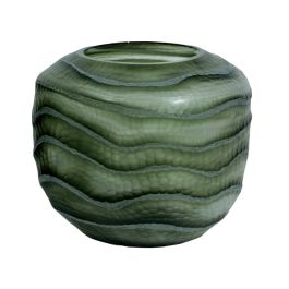 DKD Home Decor Jarrón Moderno Verde Oscuro Cristal 20 x 18 x 20 cm Precio: 51.49999943. SKU: B1D4X2STH5