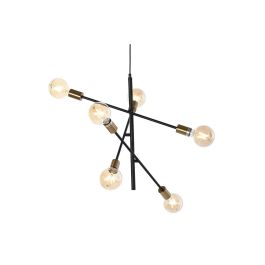 Lampara Techo Moderno DKD Home Decor Negro Dorado 52 x 50 x 60 cm Precio: 94.89000048. SKU: B13QMXL8SL