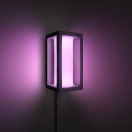 Philips Hue Aplique Mural Exterior Impress LED Negro, White & Color Ambiance, Regulable, Metal