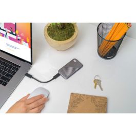 Western Digital 2 TB My Passport SSD, USB 3.2, USB-C, 1050MB/s Lectura, 1000MB/s Escritura, Portátil SSD, Gris