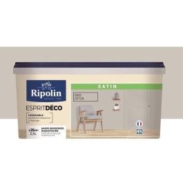Ripolin AUC3174269076896 Pintura satinada de ultra cobertura para cocina, dormitorio, salón, recibidor, entrada, pasillo - Cetus Grey Precio: 69.50000057. SKU: B1CSC7KLME