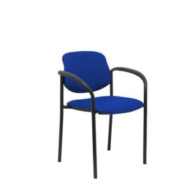 Silla Piqueras Y Crespo Villalgordo Confidente Brazos Fijos Chasis Negro Asiento Y Respaldo Tapizados Similpiel Azul Precio: 157.49999969. SKU: B16VGJGFB2