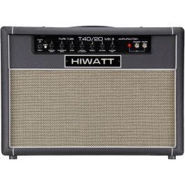Hiwatt Amplificador Guitarra Combo Válvulas 2x12" 40W/20W con Reverb de Muelles