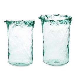 Jarrón de Vidrio Maya 35 cm - Giftdecor - Cristal Reciclado Transparente Precio: 12.89000053. SKU: B1FA4CSF2W