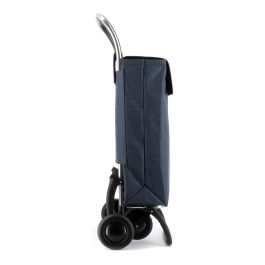Rolser Carro de la compra sbelta tweed 4.2 marino, 44 L, hasta 50 kg