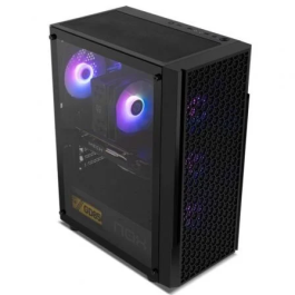NOX NXINFTYBETA Caja Semitorre ATX Negro ARGB USB3.0 Ventana Cristal