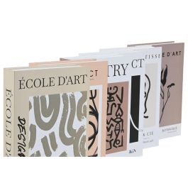 DKD Home Decor Caja Libro Basicos Multicolor 4.2 x 26.5 x 17 cm (6 Unidades)