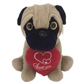 Creaciones Llopis Bulldog Corazon Peluche 32 cm