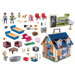 Playmobil Casa de Muñecas Maletín 70985 Plegable con Figuras y Accesorios para +4 Años