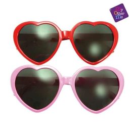 Gafas forma de corazón rosas Gafas forma de corazón rosas