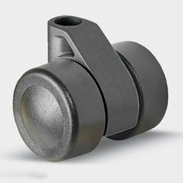 Tente 5920 Rueda Giratoria Doble Negra Ø35mm Soporte Poliamida Inyectada 50kg Taladro Ciego EN 12528 Adaptable M8/M10 Precio: 2.50000036. SKU: B1KGCEBSLN