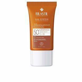 Rilastil SUN SYSTEM SPF50+ Emulsión Color 50 ml, Base de Maquillaje con Alta Protección Solar
