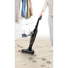 Bosch Aspirador Escoba y de Mano Recargable 20V Batería Li-ion Autonomía 40 min Cepillo AllFloor HighPower Filtro Lavable Negro
