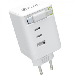 Muvit For Change MCACC0050 Cargador de Pared 1xUSB 2xUSB Tipo-C 100W Blanco Precio: 53.49999996. SKU: B178W7BZZX