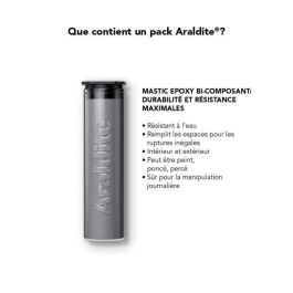 Araldite ARA1685558351934 Pasta Reparadora Epoxi 50 g – Ideal para Reparaciones y Rellenos