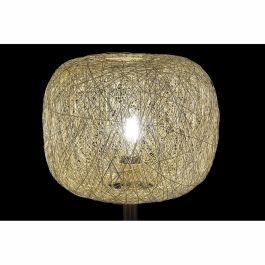 DKD Home Decor Lámpara de Sobremesa Loft Colección Indus Blanco Metal E27 Max 50W - 33x33x50 cm