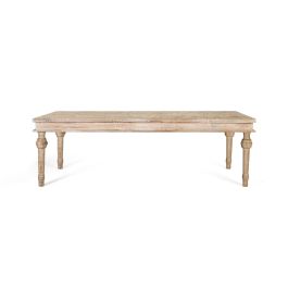 GINER Y COLOMER Mesa de Comedor Madera Maciza de Mango 240 cm Tapizaje Geométrico Precio: 1318.8879. SKU: B1BB5KVL7H