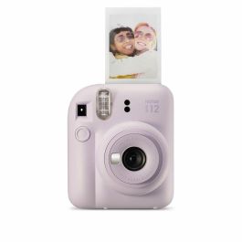 Fujifilm Instax Mini 12 Cámara Instantánea con Flash Automático, Modo Selfie, Azul Pastel