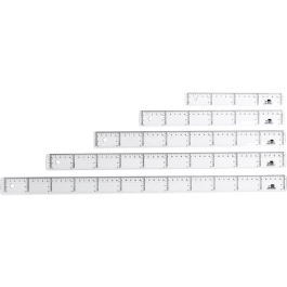 Liderpapel Regla Plástico Transparente 30 cm