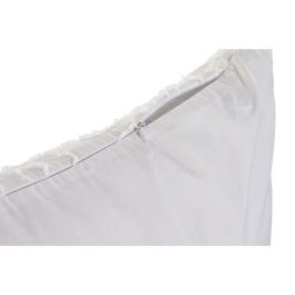 DKD Home Decor Coord cama 4 23 Cojín Boho Blanco 60x60x60 cm Poliéster Bordado 700 gr